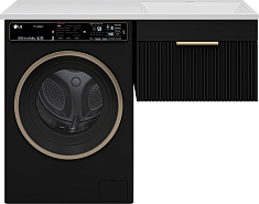 Brevita Тумба c раковиной Enfida 120 R подвесная под стиральную машину черная